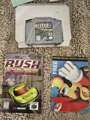 san francisco RUSH extreme racing game n64 pal nintendo 64