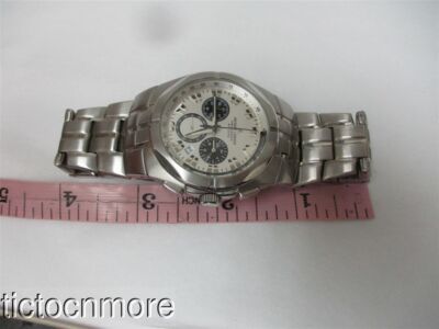 RETRO JACQUES LEMANS CHRONOGRAPH TRIPLE REGISTER TACHYMETER  display picture 2