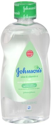 JOHNSONS BABY OIL ALOE/VIT E 14OZ