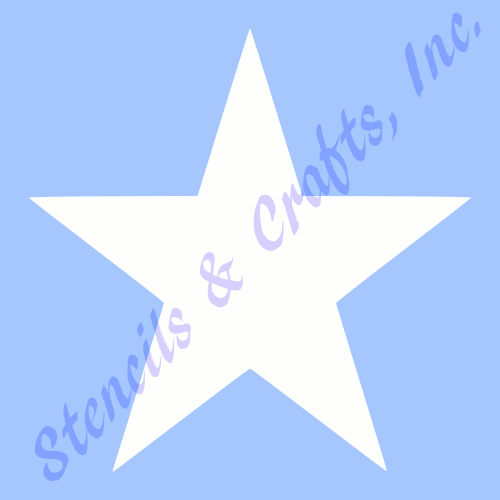 10" STAR STENCIL STARS STENCILS BIG TEMPLATE ART PATTERN PAINT CRAFT NEW 12 X 12 - Afbeelding 1 van 1