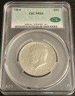 1964 Kennedy Half Dollar CAC PR66