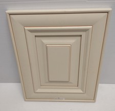 Creme Glazed Wood Cabinet Door 11 3/4 x 14. 5 X 1"