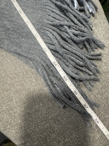 Chico’s Wasserfallausschnitt Glanz Poncho Damen Einheitsgröße blau grau Glitzer Neu mit Etikett - Bild 11 von 11