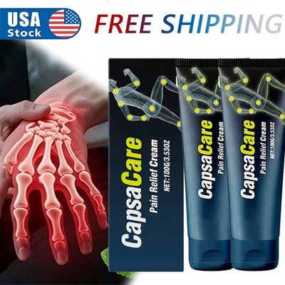 5X 2026 USA CapsaCare Neuropathy Massage   Cream Soothing Nerve Pain Relief 100g
