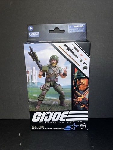 New Hasbro G.I. Joe Classified Series Craig Rock 'N Roll McConnel 6" Figure Toy