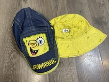Vintage Y2K Spongebob Squarepants Baseball Cap Sun Hat Toddler 1-3 Years