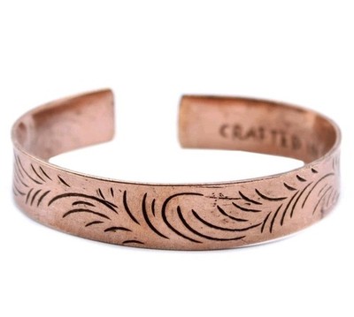 Tibetisches Mantra Armband Arthritis Relief Kupfer Messing Tibet Circulation Armreif