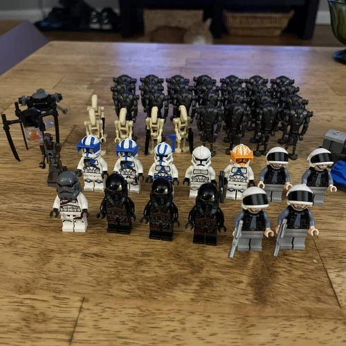 LEGO Minifigure Lot and Builds Star Wars