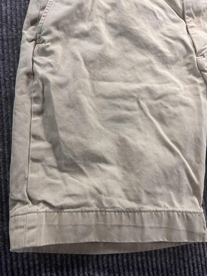 Pantalones Cortos Polo Ralph Lauren Para Hombre 36 Caqui Calce Clásico 9 Chino Frente Plano Foto 4 de 4