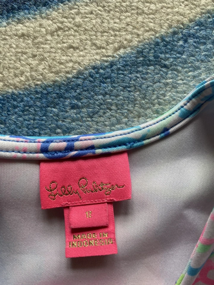 Nuevo sin etiquetas Vestido Lilly Pulitzer Arya Peonía para tus Pensamientos Niña’s 12 Exterior Boda Foto 2 de 4