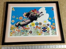 DEATH NYC ltd ed signed art print 45x32cm Buzz Lightyear Toy Story framed