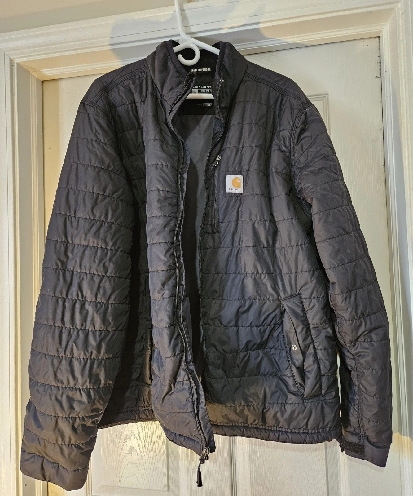 Carhartt Relaxed Fit Jacket Rain Defender line Mens Nylon Shell Polyester Insula
Opens in a new wind