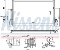 1X Nissens 940556 Kondensator Klimaanlage FüR Nissan