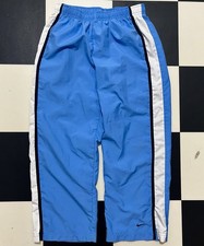 Nike Blue Track Pants Youth Small 4 6 Athletic Joggers Windbreaker