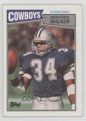 1987 Topps Herschel Walker (Running Back in Light Blue) #264 19lz