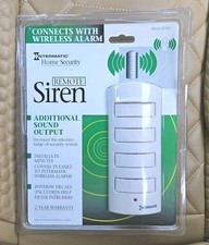 Intermatic Home Security Remote Siren Safety SP501 Connect to Wireless Alarm NEW