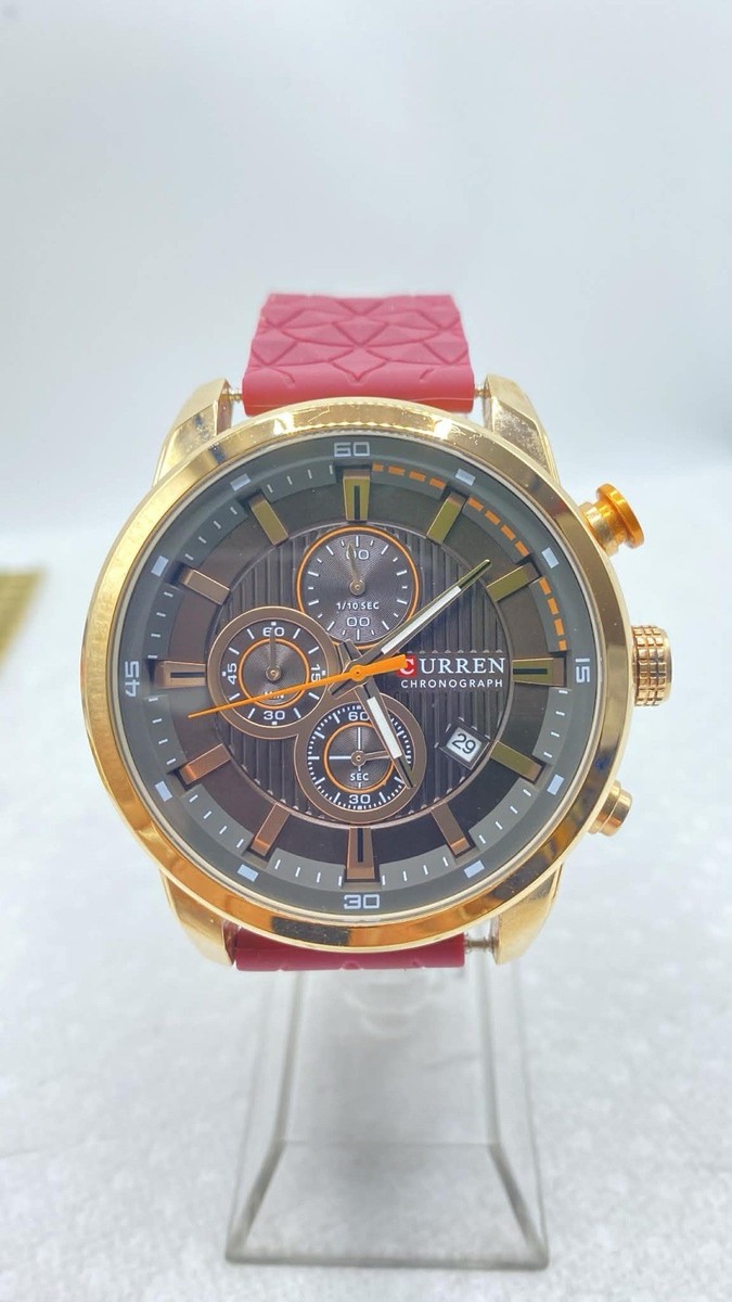 CURREN - Grandeur Mens Rose Gold Wristwatch Chronograph  CURREN - Grandeur Mens Rose Gold Wristwatch main image 2