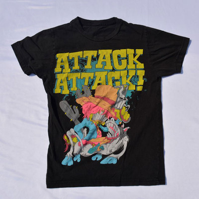 Attack Attack Unisex Short Sleeve T Shirt Full Size Scene Energy Graphic D266