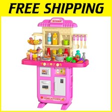 Kitchen Toy Set for Girls Boys Age 3-8 - Cooking Playset