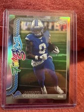 2025 Topps Chrome Football Jahmyr Gibbs Future Stars Refractor Lions