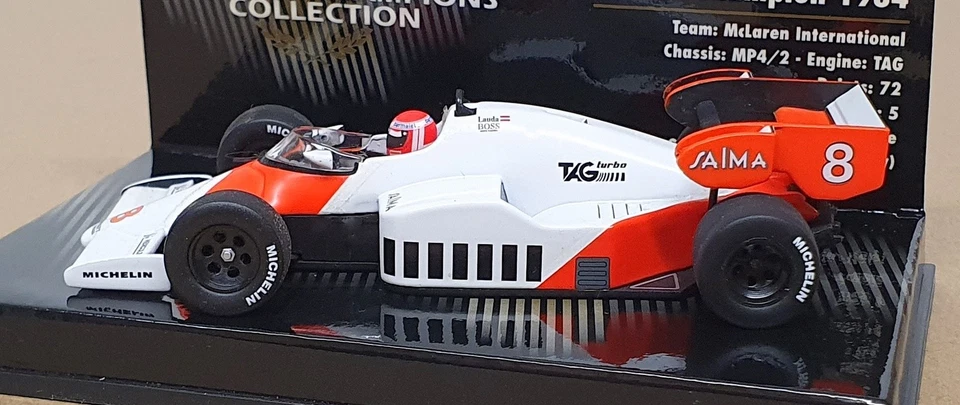 Minichamps 1/43 Scale 436 840008 - F1 McLaren MP4/2 World Champion 1984 Lauda — 第 3/4 张图片