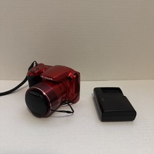 Canon PowerShot SX400 IS 16MP 30x Optical Zoom Red Digital Camera w/charger!