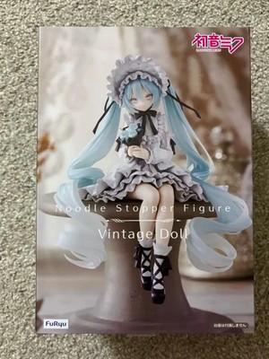 Hatsune Miku Vintage Doll Style Noodle Stopper Figure FuRyu New Us