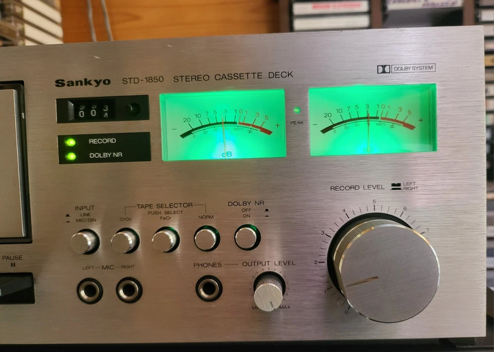 SANKYO STD-1850 2 cabezales Cassette Deck REPARADO, REPARADO, ENVÍO GRATUITO EN US48 Foto 2 de 4