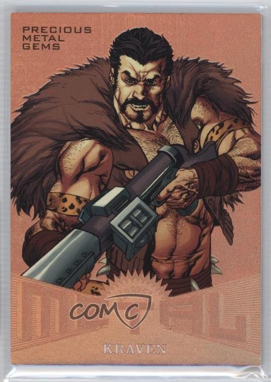 2017 Fleer Ultra Marvel Spider-Man Metal PMG Bronze 89/199 Kraven #MM32 he7