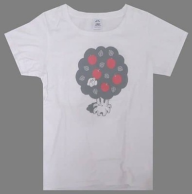 Kirby & Whispy Woods T-Shirt Pure White WF Size 26.4in Chest Star Allies Exclusi