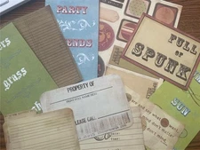 NEW vintage MME MY MIND'S EYE DIE CUTS  11 PIECES free USA ship