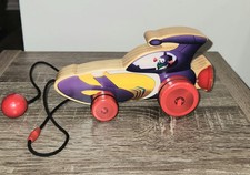 Larryboy LarryMobile Wooden Pull Car 2013 Veggie Tales VeggieTales Toy SEE DESCR