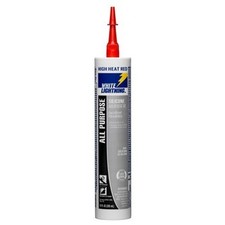 WHITE LIGHTNING W11127010 SILICONE SEALANT 10 OZ NSF/ANSI 51 RED RUBBER