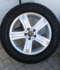 4 Mercedes Felgen 17 zoll 5x112 für GLK mit Winterreifen 4 Mercedes Felgen 17 zoll 5x112 für GLK mit Winterreifen