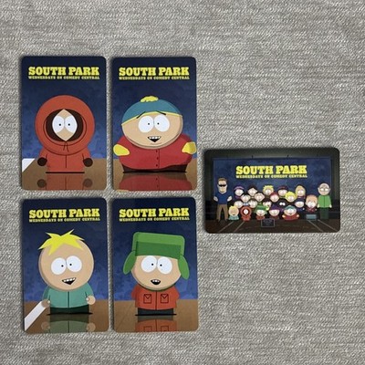 2025 SDCC South Park Hotel Key Card Set of 5 Kyle Cartman Kenny Butters + School