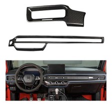 Jswan Carbon Fiber Dashboard Outlet Frame Cover Kits For Civic Fe Fl4 Type R
