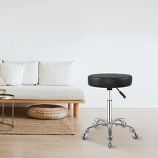 Tasalon Hydraulic Saddle Seat Salon Stool Rolling Salon Medical Tattoo Spa Chair