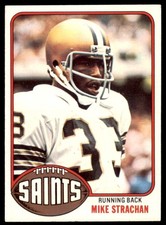 1976 Topps Mike Strachan RC New Orleans Saints #353 EX