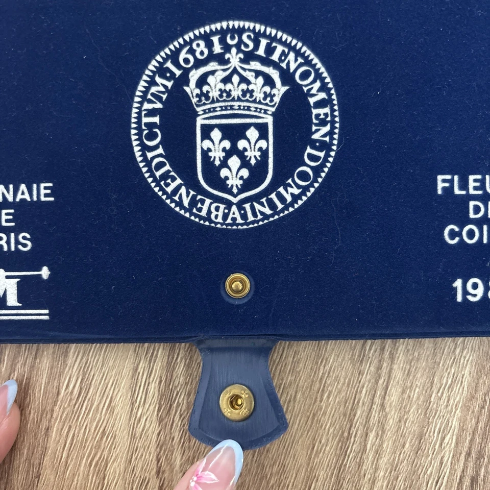 Coffret Fleurs De Coins Monnaie De Paris 1981  9 Pièces  - Photo 2/4