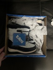 totes Muller Girls Waterproof Warm Winter Snow Boots Black White Size 10 Toddler