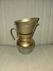 Vintage WILBUR CURTIS Pyrex Glass Pour Over Coffee Pot w/Metal Strainer