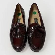 Cole Haan Kiltie Fringe Tassel Loafer Men  s 8 D Burgundy Oxblood New Without Tag