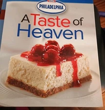 Kraft Philadelphia A Taste of Heaven Cream Cheese Cookbook HB Ring binder