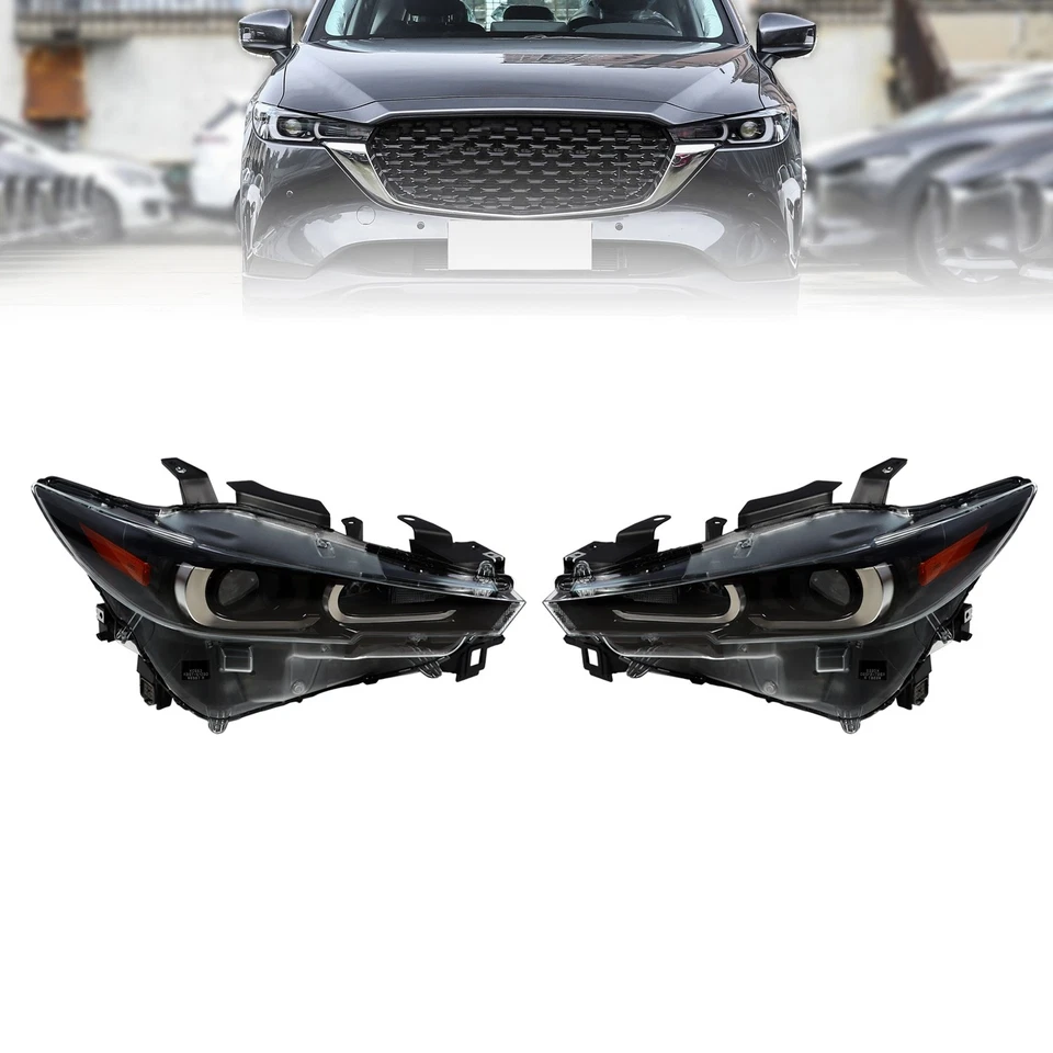 For 2022-2024 Mazda CX-5 Pair Clear Lens Full LED Front Headlights Assembly Foto 2 de 4