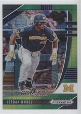2020 Panini Prizm Draft Picks Green & Yellow Hyper Jordan Nwogu #PDP88 11th