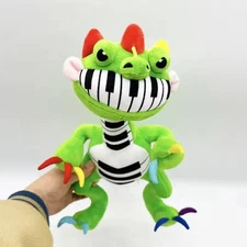13 Inch Pianosaurus Plush Toy, Anime Dinosaur Doll, Cute Gift for Music Fans