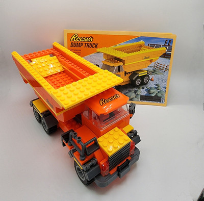 Reese's Dump Truck Building Blocks Non-lego Complete With Instructions Hershey