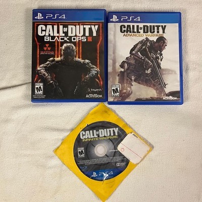 Call Of Duty Black Ops 3 Advanced Infinite Warfare Sony PlayStation 4 FPS Lot