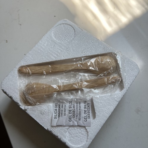 Rae Dunn x Fab Fit Fun Artisan Guac + Set Salsa con 2 Cucchiai di Bambù, Nuovo - Foto 4 di 5