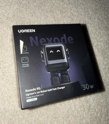 Ugreen Nexode RG 2x USB C & 1x USB A Fast Charger 30W New Sealed
